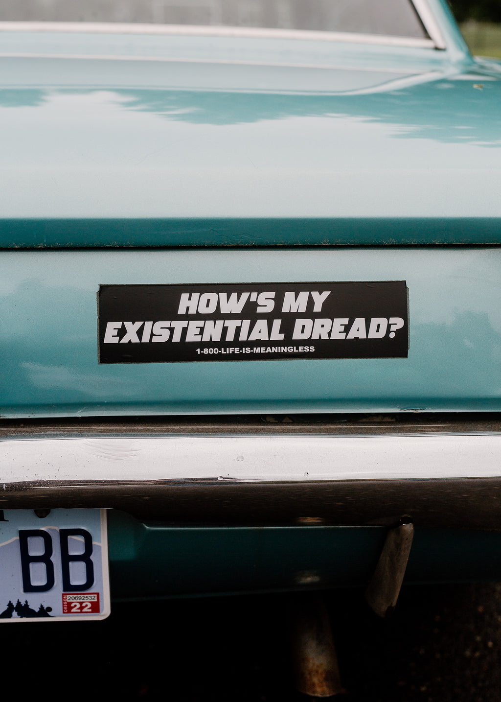 Existential Dread bumper sticker