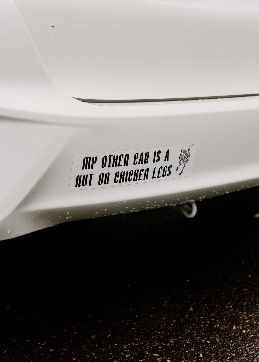 Baba Yaga bumper sticker