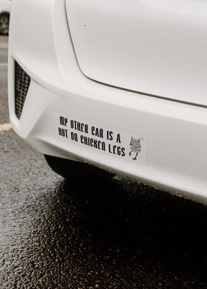 Baba Yaga bumper sticker